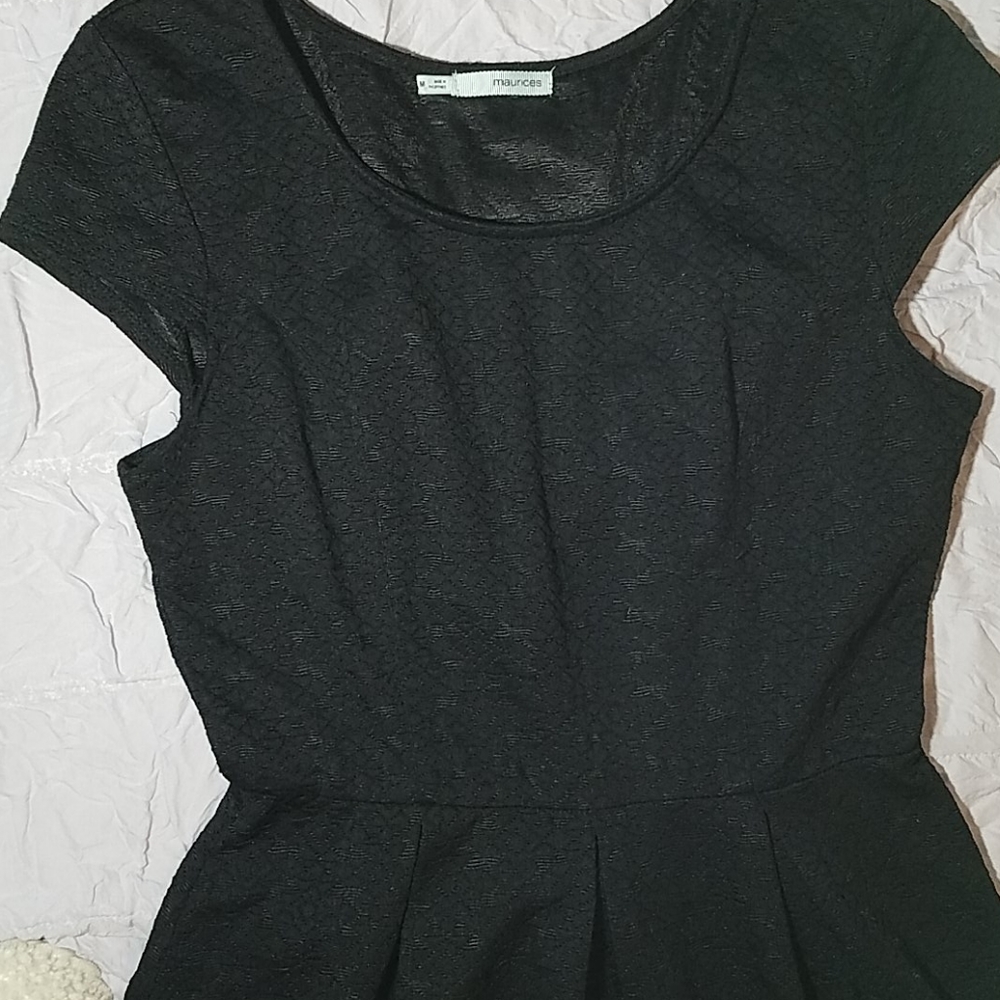 Maurices Black Dress Sz M